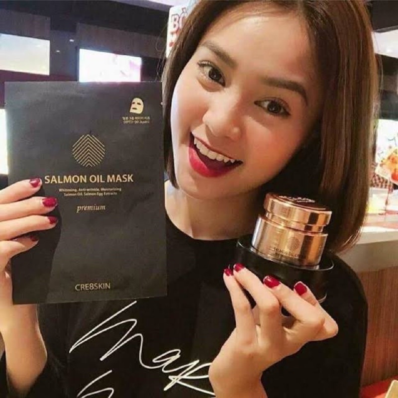 Kem Dưỡng Chiết Xuất Dầu Cá Hồi Cre8skin Salmon Oil Cream 80g