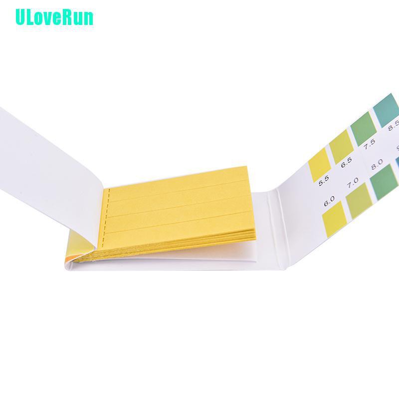 Uloverun Bộ 80 Giấy Kiểm Tra PH Litmus Nước Tiểu Axit Alkaline Hữu Dụng