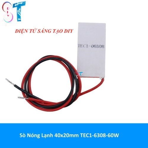 SÒ NÓNG LẠNH 40X20MM TEC1-6308-60W CHO CÁC LOẠI MÁY SPA