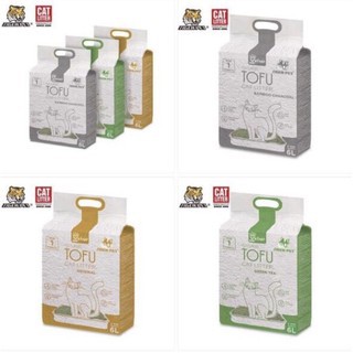 Cát Vệ Sinh Cát Đậu Phụ Tofu Cat Litter Tiger Pet Velvet Cho Mèo Túi 6L - Titipets