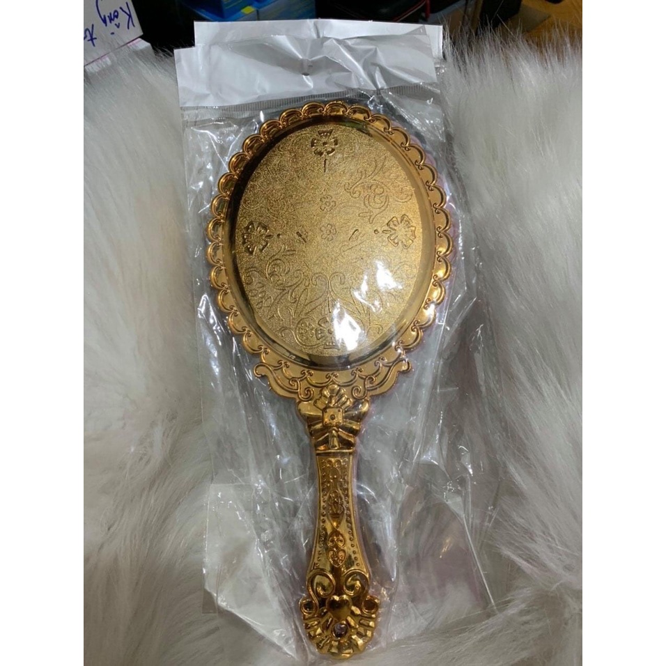 Gương cầm tay công chúa , sử dụng trang điểm và phun xăm