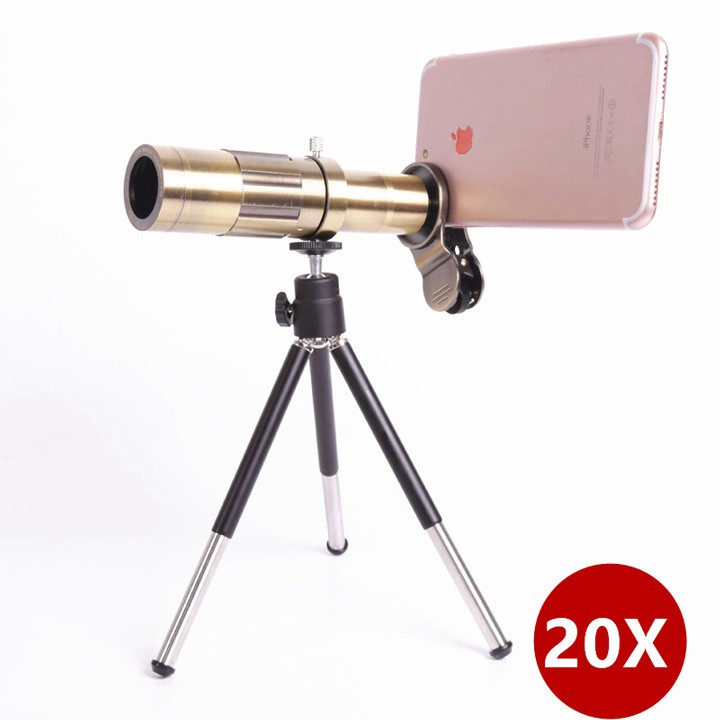 Ống kính Zoom xa 20x Mobile Telephoto Lens cho điện thoại phiên bản cao cấp