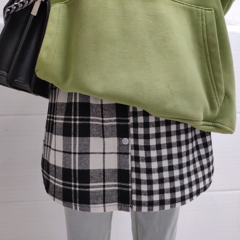 Free shipping in stock girls pleated skirt Korean version of pure cotton fashion trend net red plaid INS inner skirt< | BigBuy360 - bigbuy360.vn