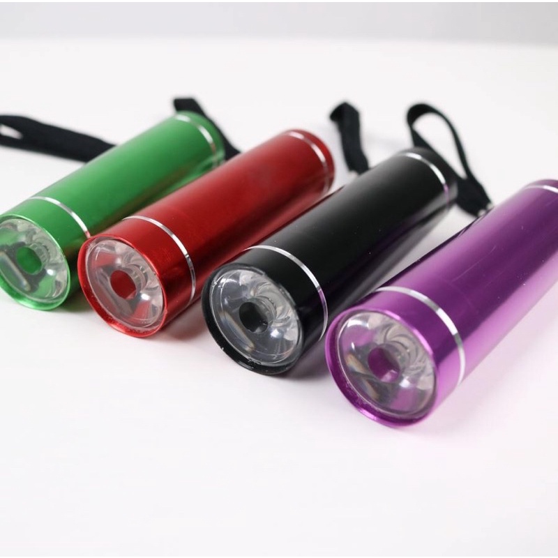 Đèn pin mini siêu sáng Flashlight hợp kim nhôm xuất dư Canada!