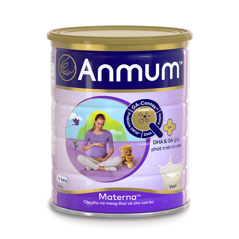 Sữa Anmum materna 800g vị socola và vị vani - Sữa Anmum Materna lon 800g - Anmum Materna