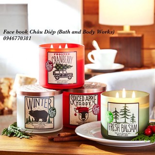 [💥 ĐỦ MÙI_link 1💥] Nến Thơm 3 bấc Bath and Body Works