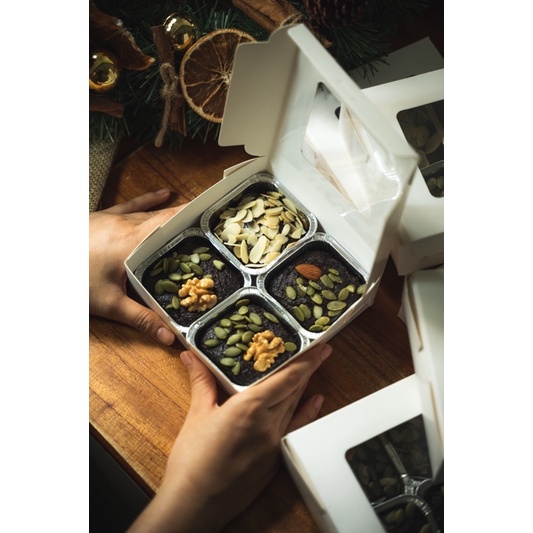 Set 4 Bánh Brownie yến mạch ngũ cốc Ăn kiêng, eatclean, gymer