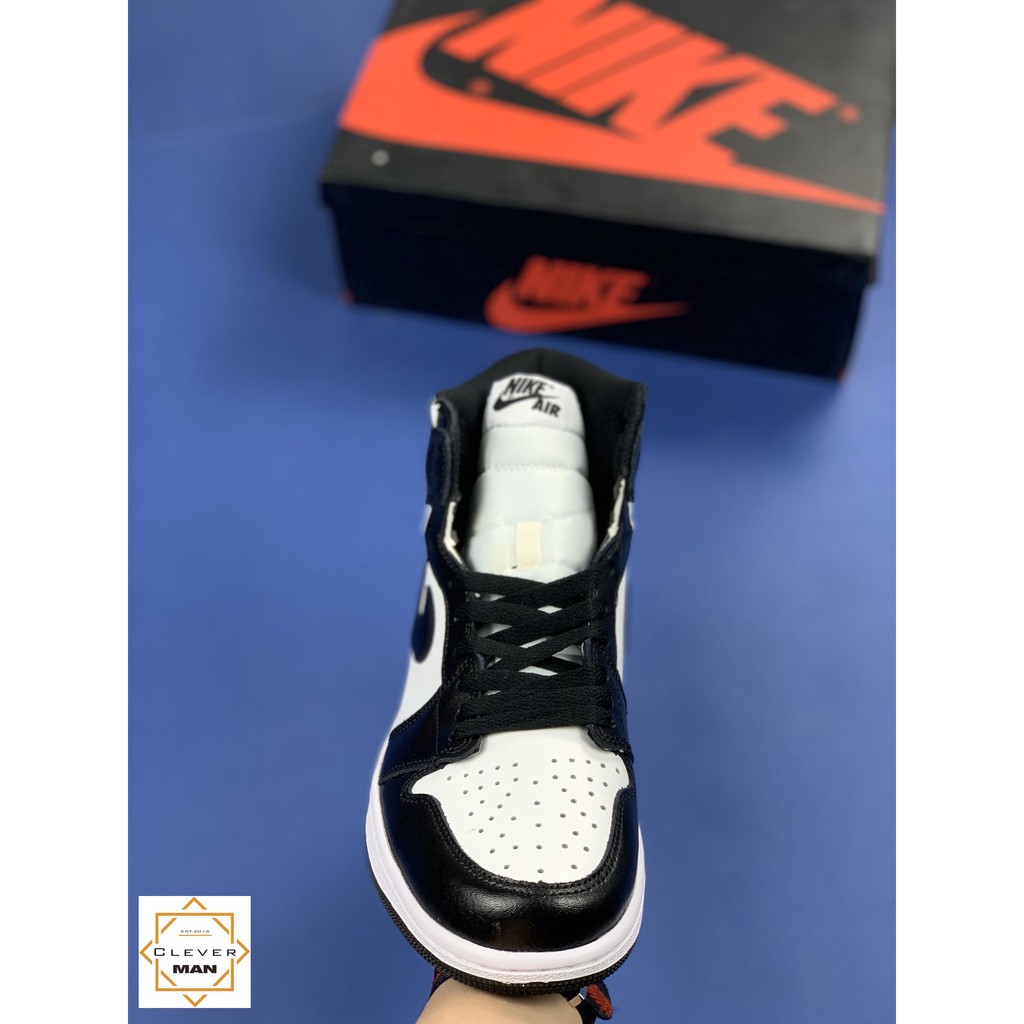 (FREESHIP+QUÀ) Giày thể thao AIR JORDAN 1 Retro High Black White Đen trắng cao cổ | BigBuy360 - bigbuy360.vn