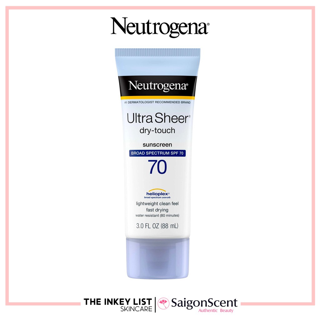 Kem chống nắng Neutrogena Ultra Sheer Dry-Touch Sunscreen SPF 70 ( 88mL )