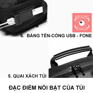 Túi đeo chéo thời trang cao cấp Ozuko