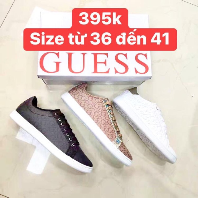 Giầy sneaker Guess, dư xịn, cho nam và nữ