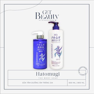 Sữa Tắm Dưỡng Ẩm Trắng Da Hatomugi The Body Soap 600ml của Nhật.