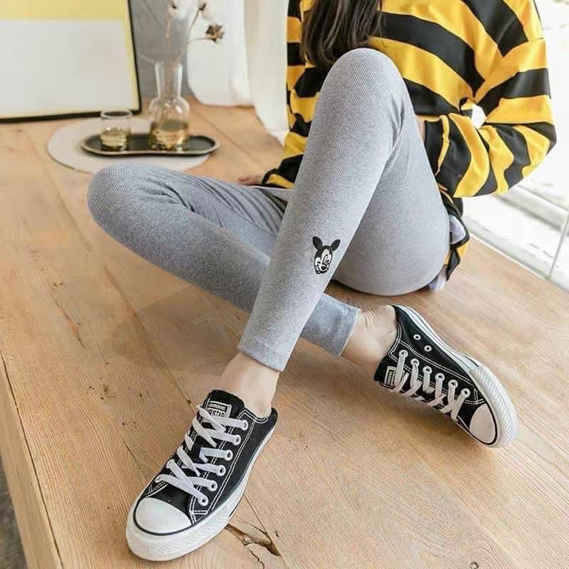 Quần Legging Cạp cao - Len Tăm - Co Dãn | BigBuy360 - bigbuy360.vn