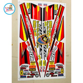 [SHIN DECAL] Tem xe ELEGANT 50 SPARK NANO ĐỎ ĐEN