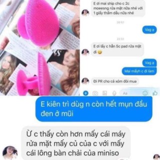 Cọ rửa mặt silicon Love Making Cleansing Pad Nhật