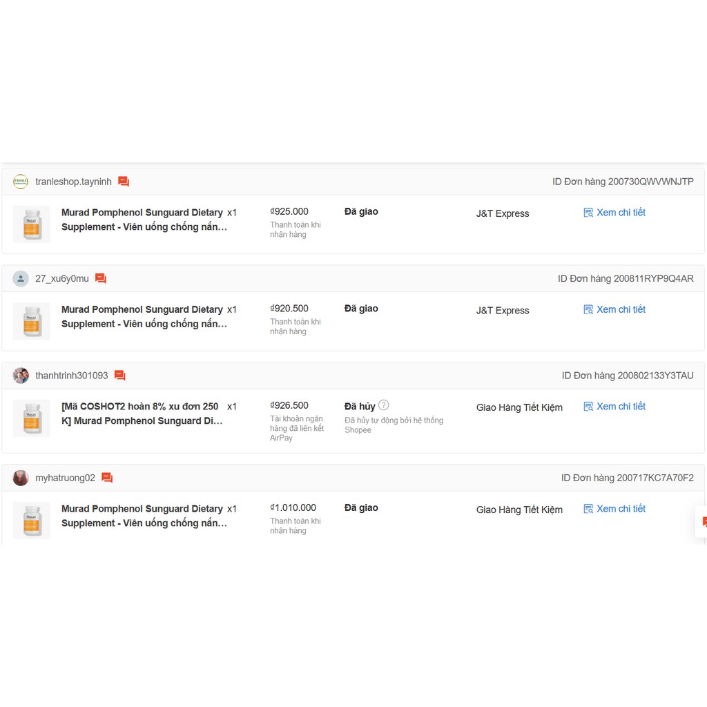 Viên uống chống nắng làm da sáng, khỏe, mờ nám Murad Pomphenol Sunguard Dietary Supplement. | Thế Giới Skin Care