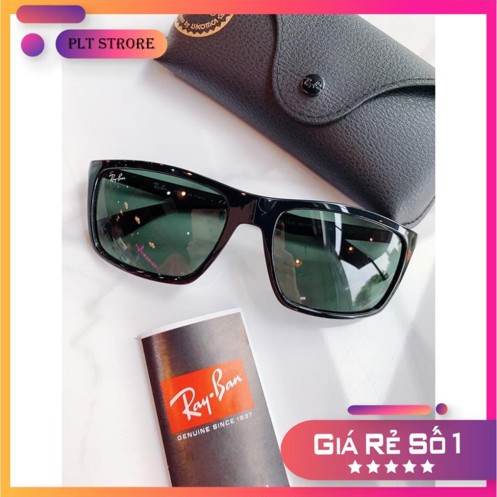 Kính mát Rayban Rb4228 601/71 58 gọng nhựa, mắt vuông Full Box ⚜️Hàng Authentic⚜️