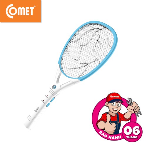 Combo Diệt Côn Trùng 1: Đèn muỗi Comet CM038 3W kiêm đèn ngủ & Vợt Muỗi Comet CP045 điện thế mạnh