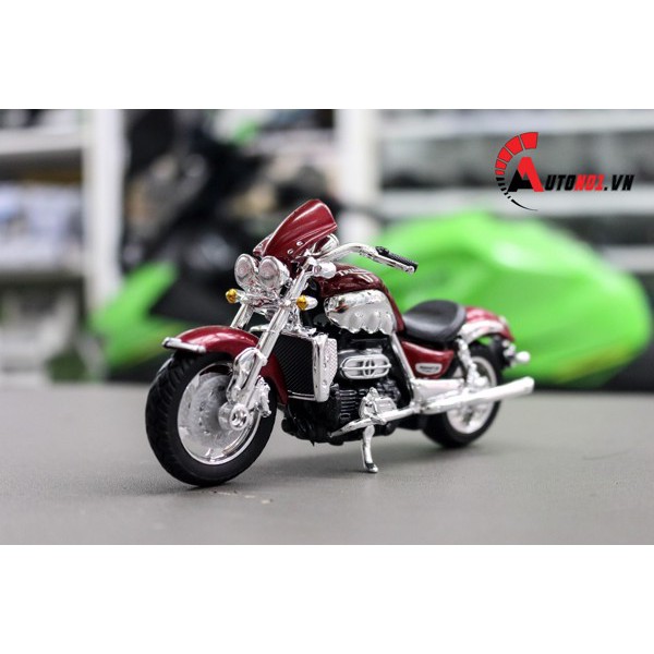 MÔ HÌNH XE TRIUMPH ROCKET III RED 1:18 BBURAGO 1019