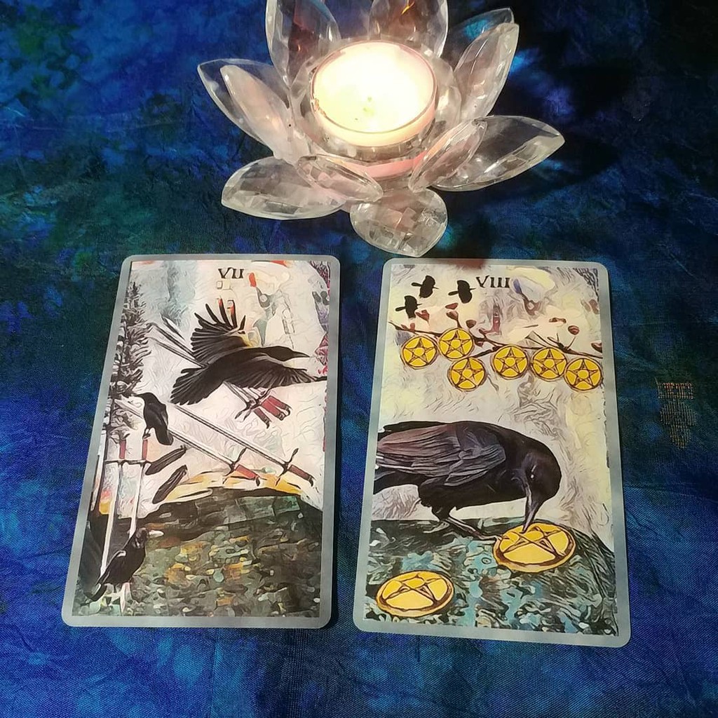 Bộ Bài Crow Tarot (Mystic House Tarot Shop)