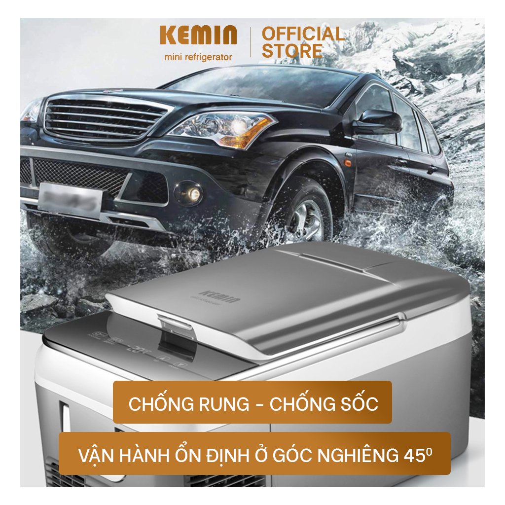 Tủ lạnh ô tô Kemin KM-18L Làm đá siêu tốc