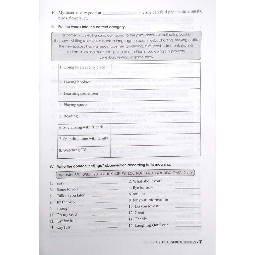 Sách Bài Tập Tiếng Anh Lớp 8 Tập 1  - Theo Chương Trình Mới Của Bộ GD Và Đào Tạo