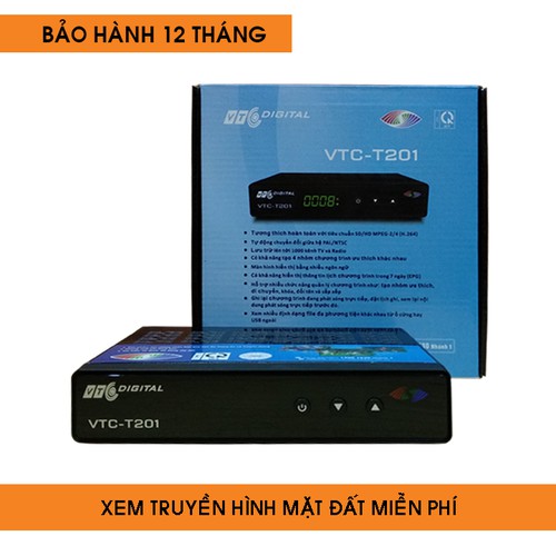 Đầu thu kỹ thuật số DVBT2 LTP Việt Nam (STB 1306) VTC T201 + Anten Nhôm