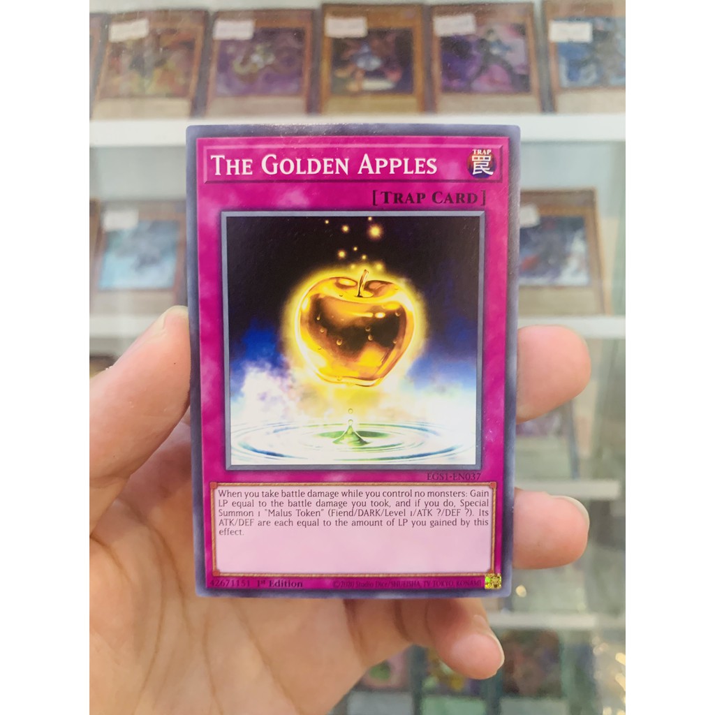 Thẻ Bài YugiOh! Mã EGS1-EN037 - The Golden Apples - Common - 1st Edition
