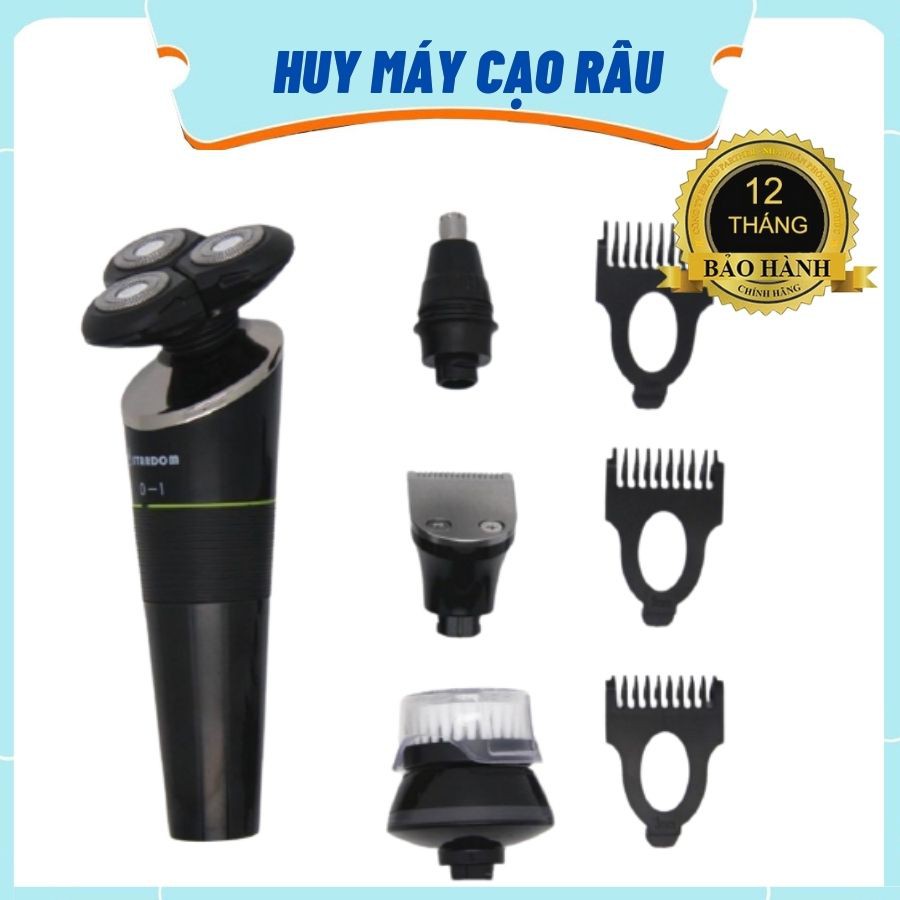  Máy cạo râu 4 chức năng cao cấp Shaver Stardom S-2004 chống nước, cạo siêu nhanh