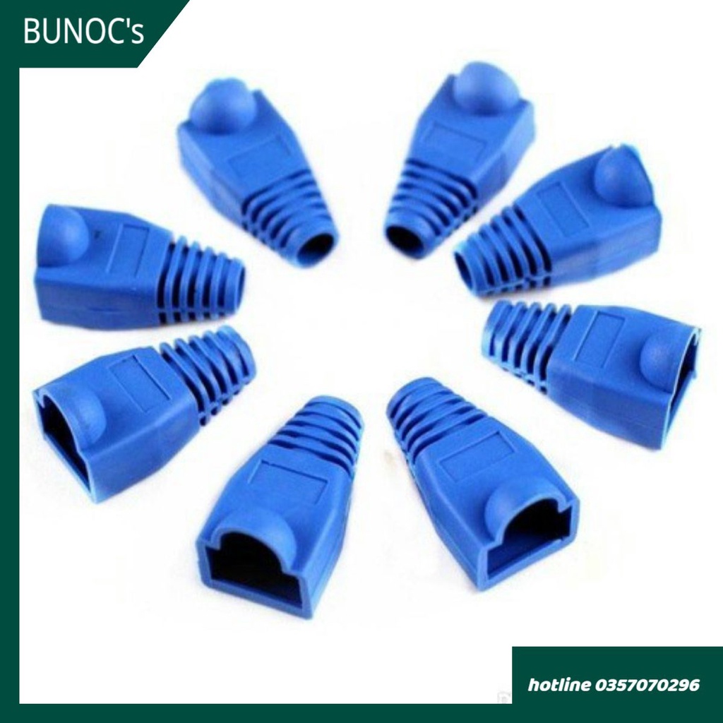 Combo 1000 Đầu Chụp Hạt Mạng Màu Xanh-Cao Su Tốt Đảm Bảo Chất Lượng BUNOC's
