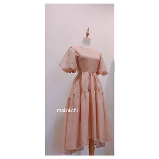 Đầm Xòe Jalani Dress Vải Organza Lót Habutai Tiểu Thư Size S M L_mai.ni.chi