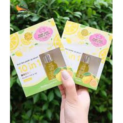 01 Chai Serum Chanh Jellys PURE FACE Power Up 10 in 1 Thái Lan 10ml