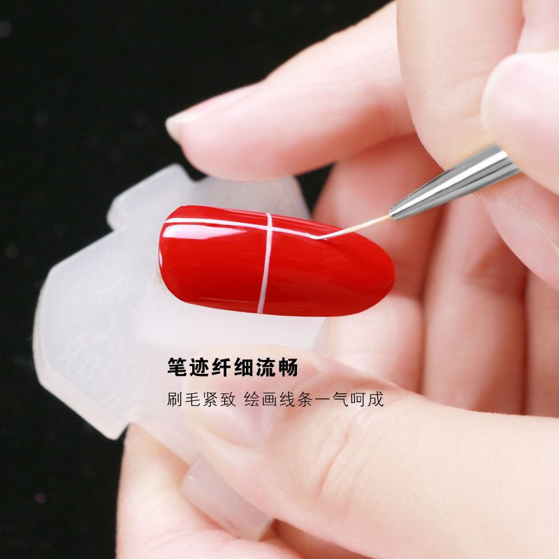 Bút Cọ Vẽ Nét Gel Chuyên Vẽ Móng Nail Art Brush Pen (Bộ 3 Cây)