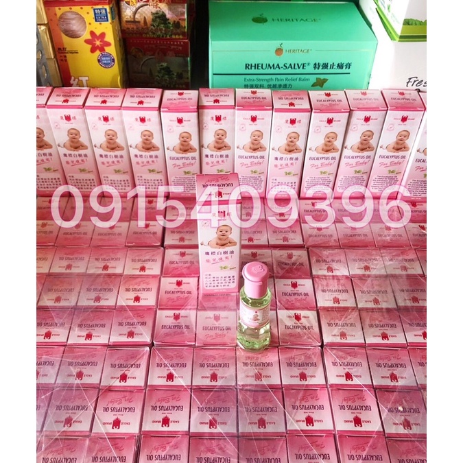 [chính hãng] DẦU GIÓ KHUYNH DIỆP EM BÉ EUCALYPTUS OIL HIỆU CON Ó EAGLE BRAND CHAI 30ML