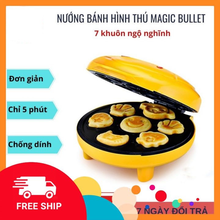 [HÀNG CAO CẤP] Máy nướng bánh hình thú magic bulit [BẢO HÀNH 12 THÁNG]