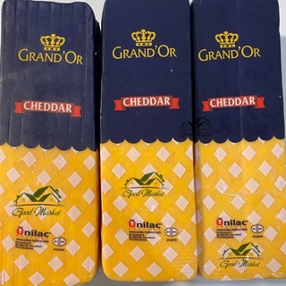 Phô mai cheddar cheese hiệu grand’or unilac 200g/500g/1kg