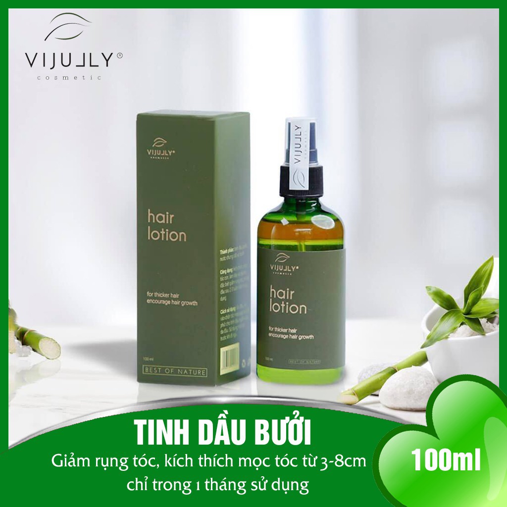 Tinh Dầu Xịt Bưởi Vijully 100ml - Kích Thích Mọc Tóc, Ngăn Rụng Tóc, Phục Hồi Hư Tổn