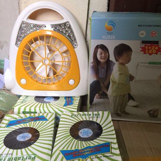 quạt đèn 3in1 HJ528 (Giao màu ngẫu nhiên )