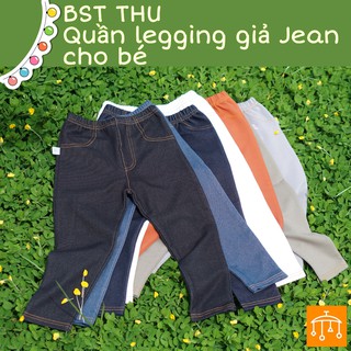 Quần thun Legging giả Jean cho bé gái / bé trai từ 8 – 22kg