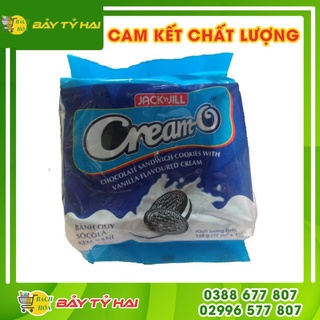 Bánh quy socola Nhân kem hương vani Cream-O gói 156g
