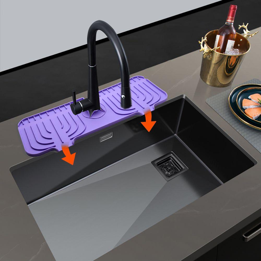 LAKAMIER Thảm Silicone Lót Vòi Nước Bồn Rửa Chén