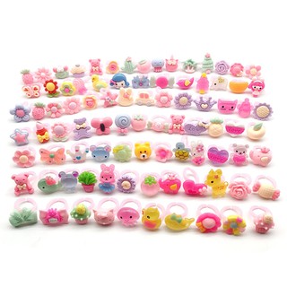 Set 10 chiếc nhẫn nhiều kiểu dáng dễ thương cho bé