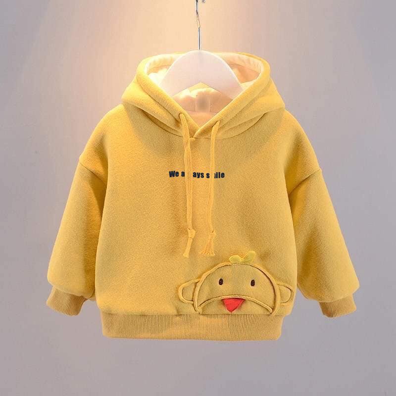 Áo nỉ hoodie cho bé size 10 - 33kg - We always smile