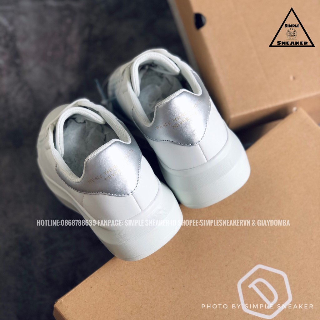 Giày Domba Gót Bạc FREESHIP Domba High Point Silver Chuẩn Auth - Giày Domba Hàn Quốc Chính Hãng - Simple Sneaker