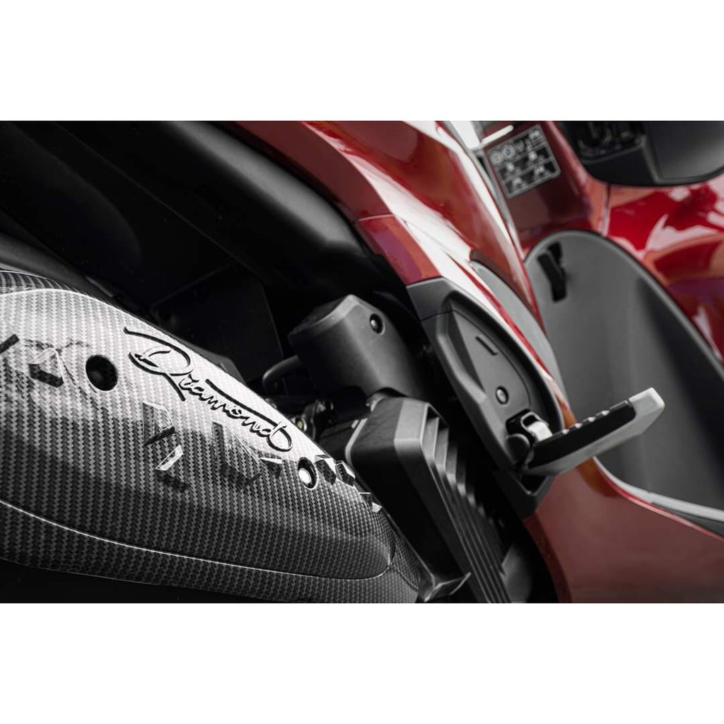 Che pô xe SH MODE đời 2020, bảo vệ pô xe SH MODE đời 2020 chất liệu nhựa ABS xi