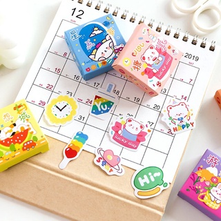 Set 50 Sticker Trang Trí Sổ Dễ Thương.