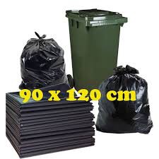 2 KG Túi Đen Đựng Rác Công Nghiệp Chuyên Dùng Công Ty Khách Sạn Nhà Hàng Túi Không Quai Siêu Dai