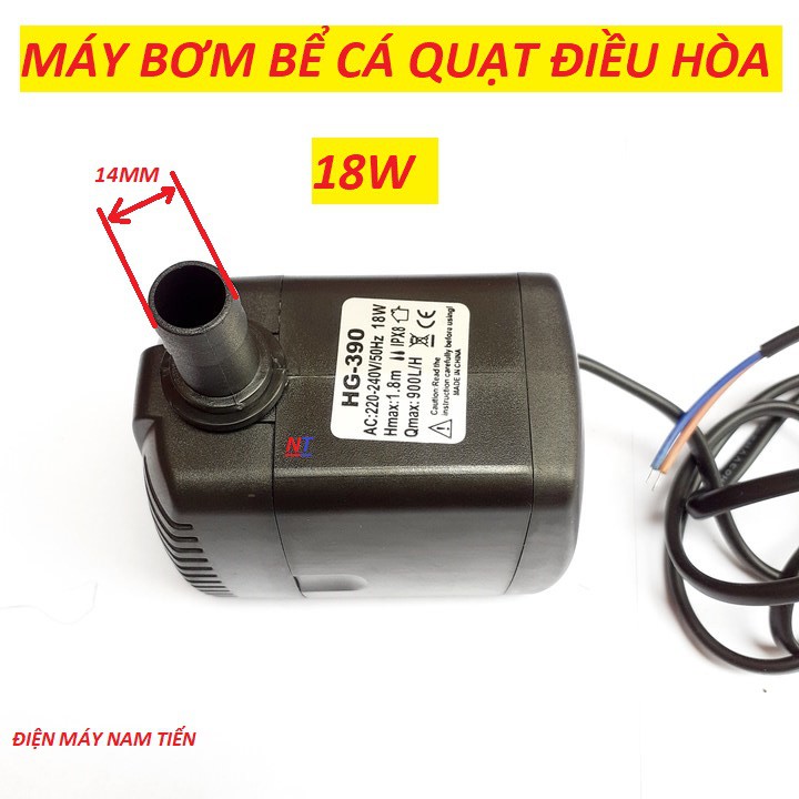 Bơm nước quạt điều hòa, quạt hơi nước 9w - 18w