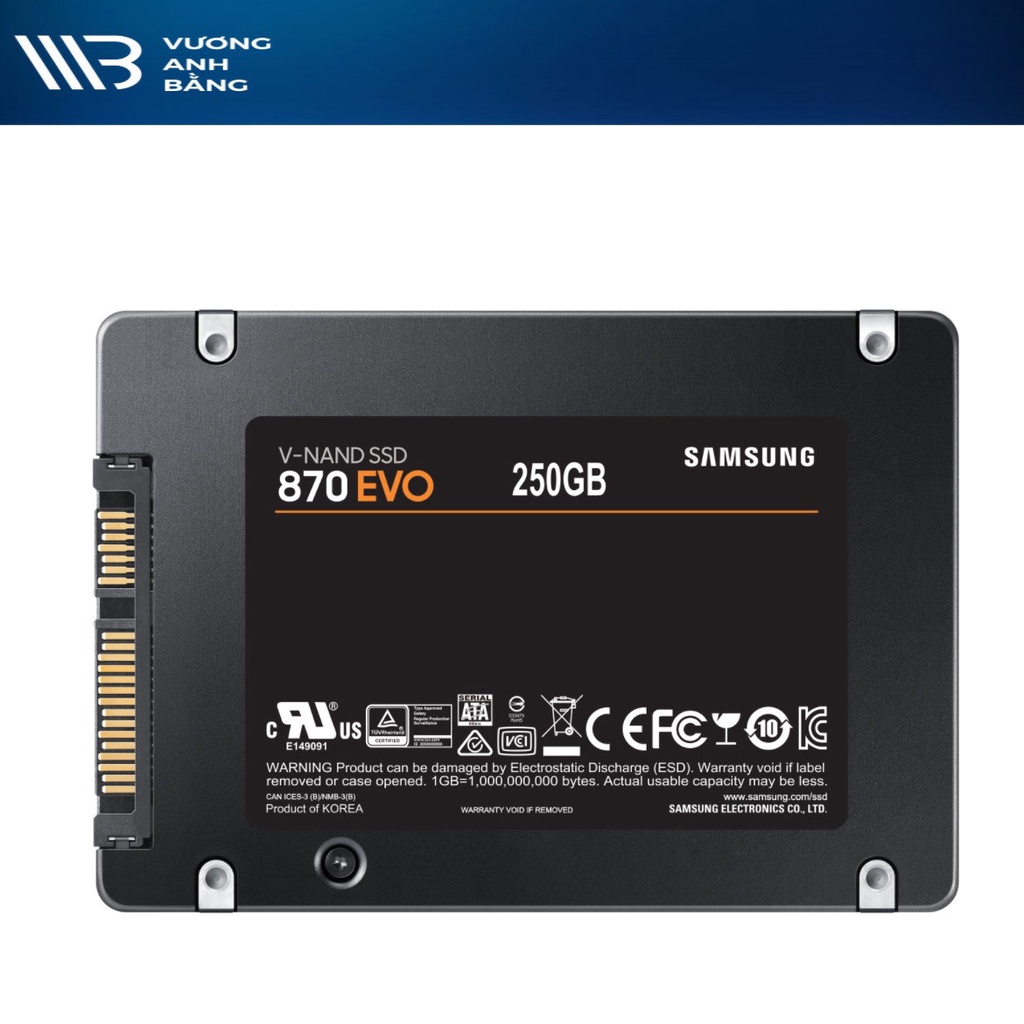 Ổ cứng SSD Samsung 870 EVO 250GB SATA III 2.5 inch