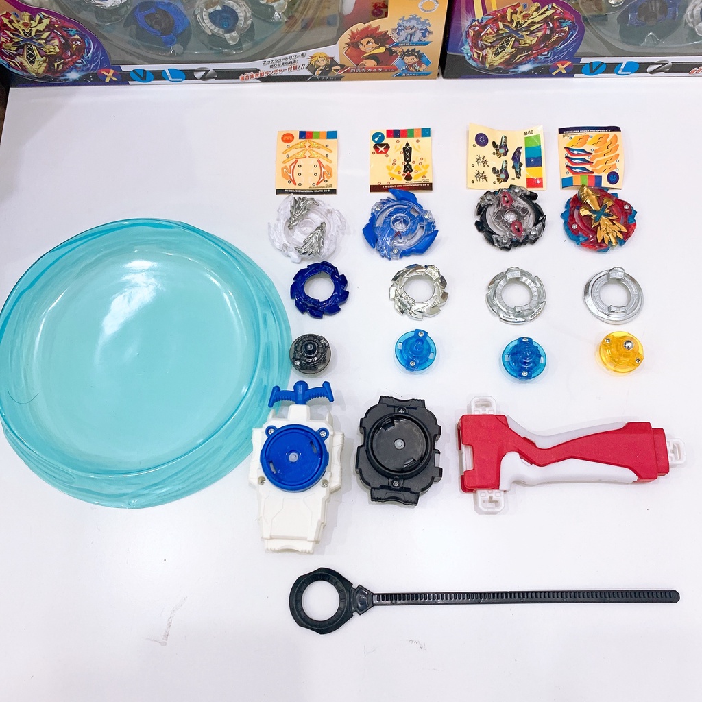 Bộ đấu trường 4 con quay Beyblade độc lập kèm bàn thi đấu